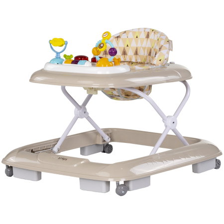 Jucarii - Premergator Chipolino Baby Steps, pana la 12 kg, sezut reglabil, 12 melodii, usor de pliat, Bej