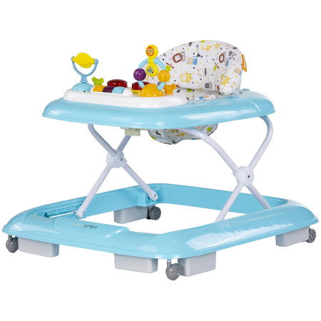 Antemergatoare - Premergator Chipolino Baby Steps, pana la 12 kg, sezut reglabil, 12 melodii, usor de pliat, Albastru