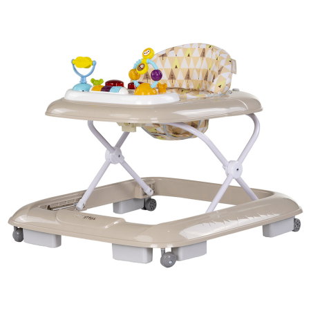 Premergator Chipolino Baby Steps, pana la 12 kg, sezut reglabil, 12 melodii, usor de pliat, Bej [0]