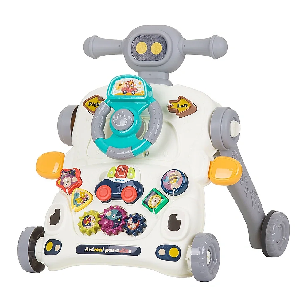 Jucarii bebelusi - Premergator Chipolino Car 3 in 1, Multicolor 6 luni