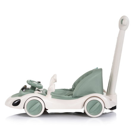 Premergator Chipolino Happy Walker 5 in 1, pana la 12 kg, panou muzical, sezut ajustabil, maner parental, copertina, Verde [7]