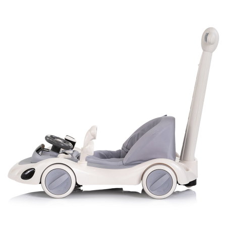 Premergator Chipolino Happy Walker 5 in 1, pana la 12 kg, panou muzical, sezut ajustabil, maner parental, copertina, Gri [7]