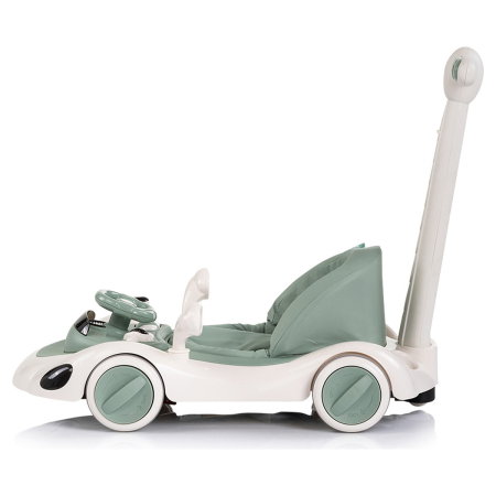 Premergator Chipolino Happy Walker 5 in 1, pana la 12 kg, panou muzical, sezut ajustabil, maner parental, copertina, Verde [7]