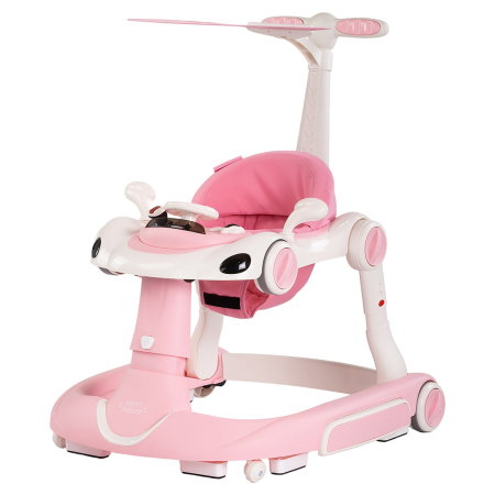 Jucarii - Premergator Chipolino Happy Walker 5 in 1 roz