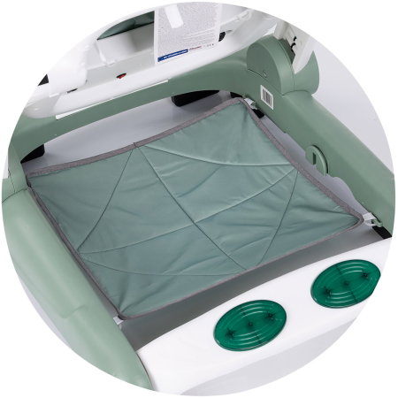 Premergator Chipolino Little Explorer 4 in 1, pana la 12 kg, sezut ajustabil, pliere usoara, panou muzical, Verde [8]
