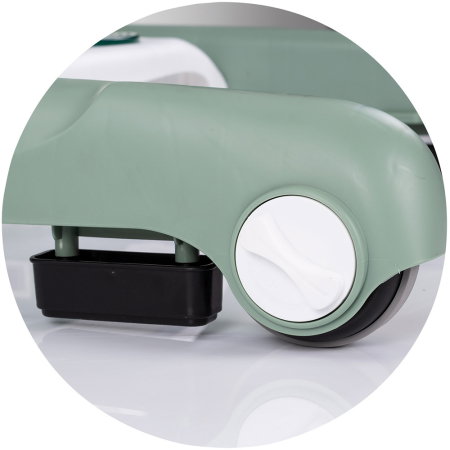 Premergator Chipolino Little Explorer 4 in 1, pana la 12 kg, sezut ajustabil, pliere usoara, panou muzical, Verde [10]