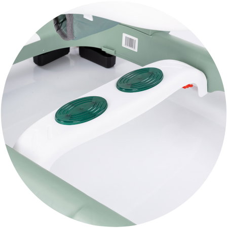 Premergator Chipolino Little Explorer 4 in 1, pana la 12 kg, sezut ajustabil, pliere usoara, panou muzical, Verde [7]