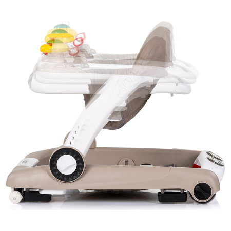Premergator Chipolino Little Explorer 4 in 1, pana la 12 kg, sezut ajustabil, pliere usoara, panou muzical, Bej [3]