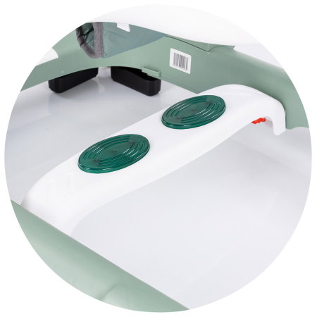 Premergator Chipolino Little Explorer 4 in 1, pana la 12 kg, sezut ajustabil, pliere usoara, panou muzical, Verde [7]