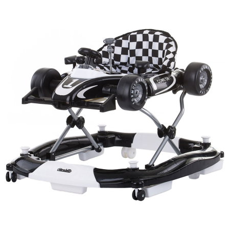 Jucarii bebelusi - Premergator Chipolino Racer 4 in 1 black white 6 luni