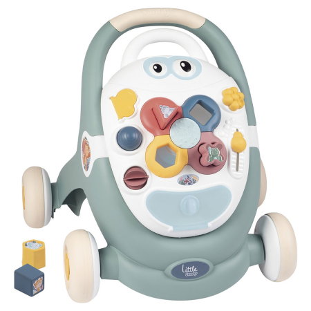 Jucarii - Premergator Smoby Trotty Walker 3 in 1 verde 1 an +