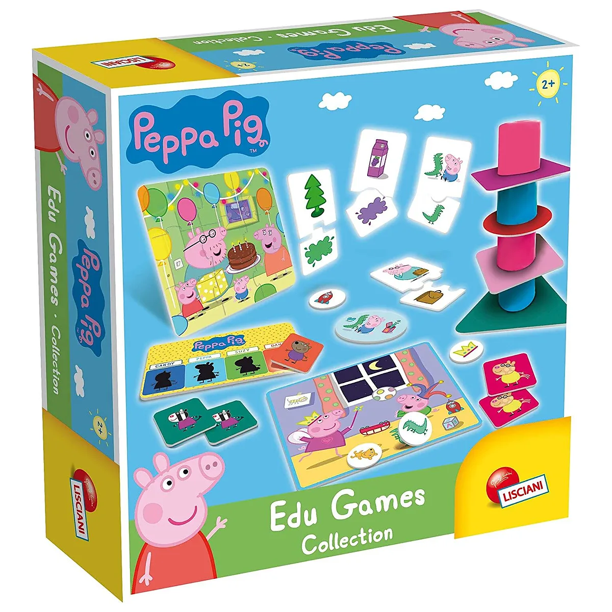 Iq Games - Prima mea colectie de jocuri - Peppa Pig LISCIANI 2 ani +