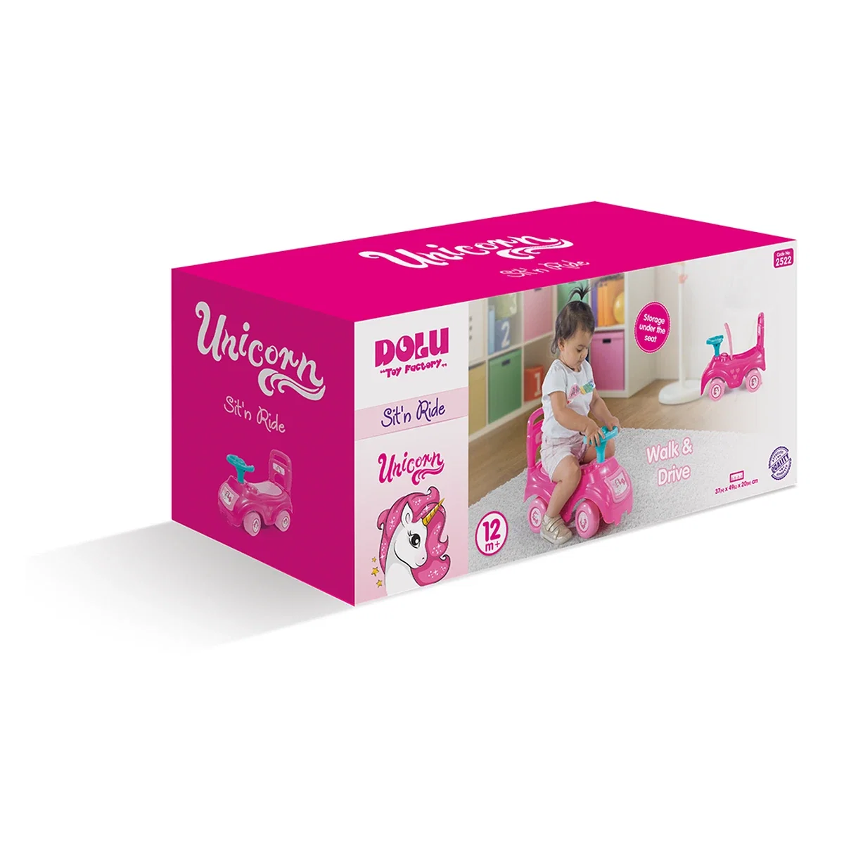 Prima mea masinuta roz - Unicorn DOLU 12 luni [5]