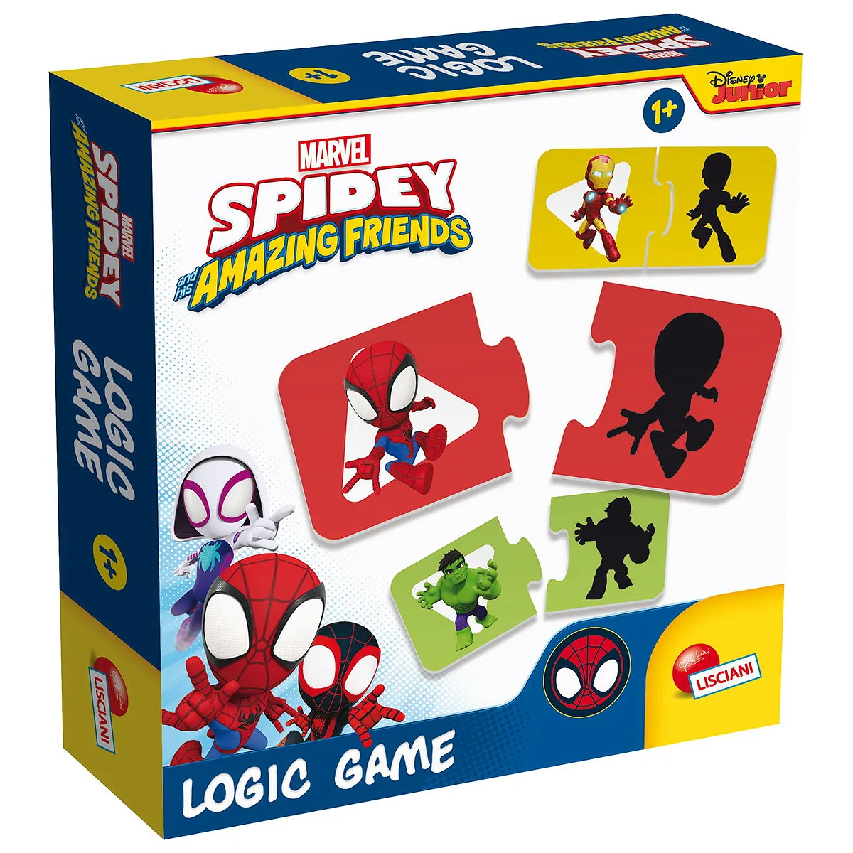 Iq Games - Primul meu joc de logica - Paienjenelul Marvel LISCIANI 12 luni +