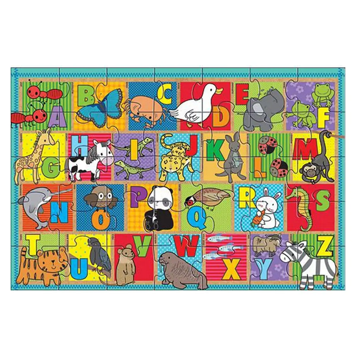 Primul meu puzzle de podea eco Alfabetul Animalelor - Melissa and Doug 7 ani [1]