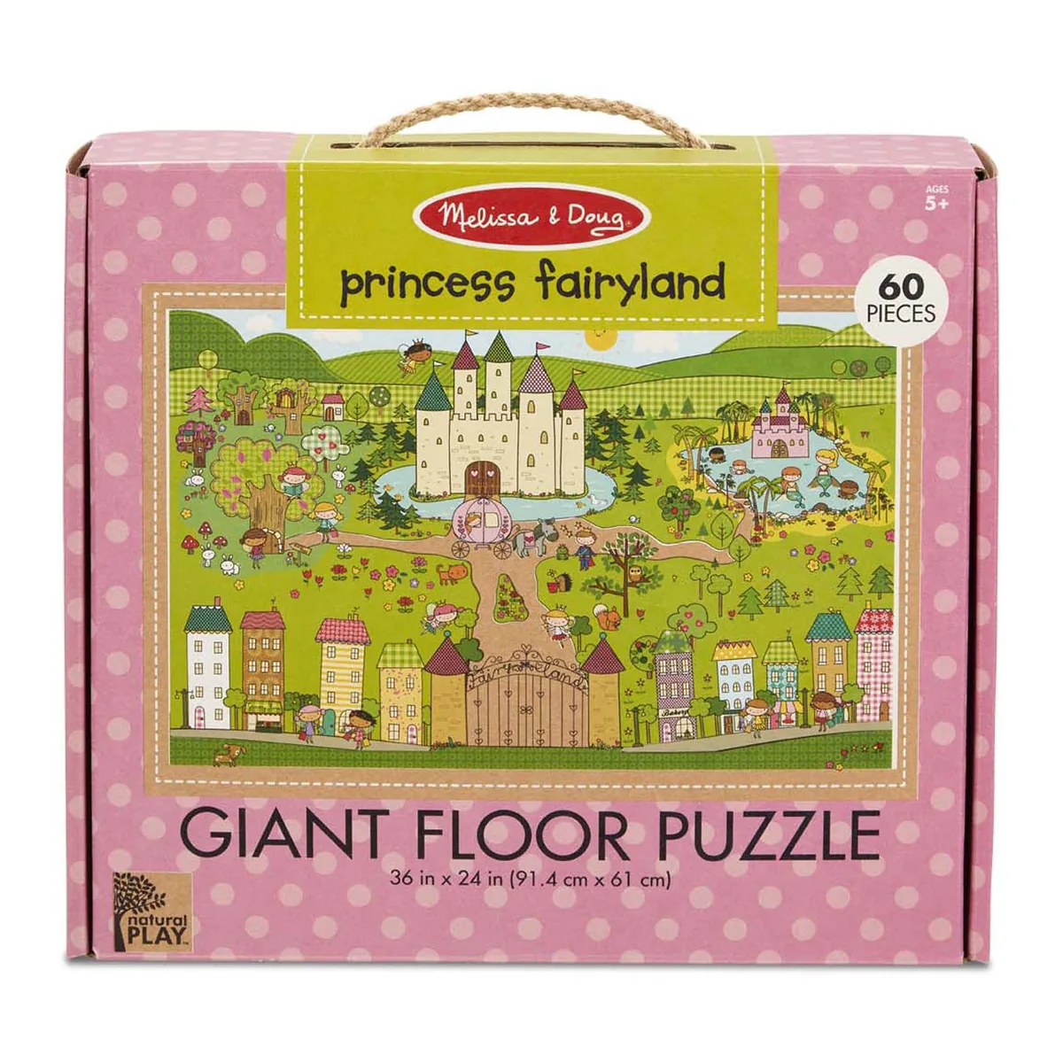 Puzzle-uri si incastre - Primul meu puzzle de podea eco Tinutul Printelesor - Melissa & Doug 3 ani +