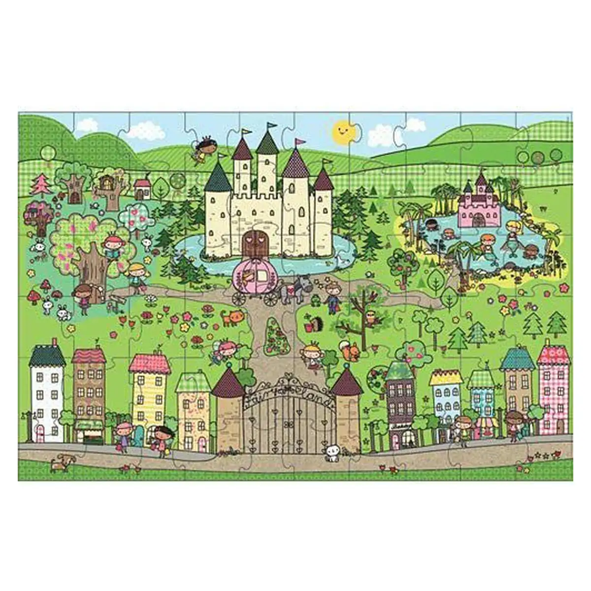Primul meu puzzle de podea eco Tinutul Printelesor - Melissa & Doug 3 ani + [1]
