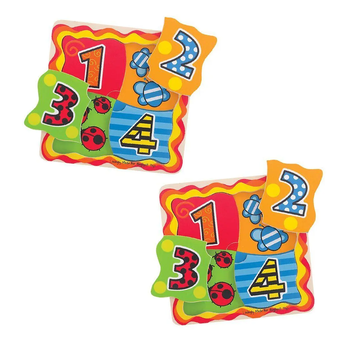 Primul meu puzzle - numere BIGJIGS Toys 10 luni [2]