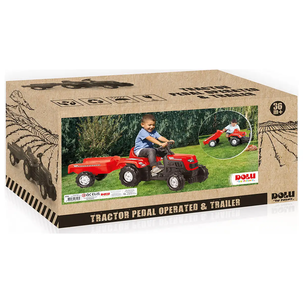 Primul meu tractor cu remorca DOLU 3 ani+ [2]