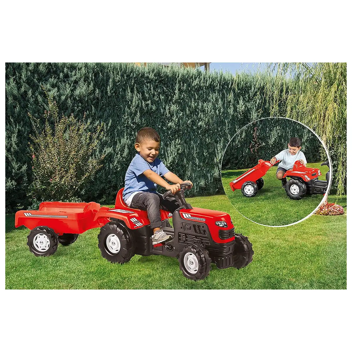 Primul meu tractor cu remorca DOLU 3 ani+ [1]