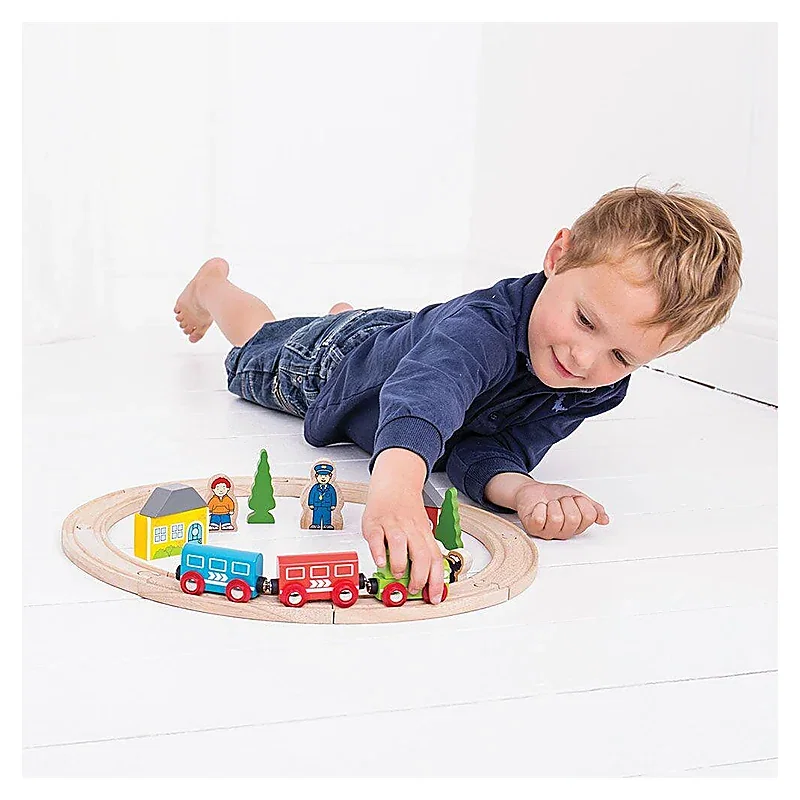 Primul meu tren - set BIGJIGS Toys 8 ani [4]