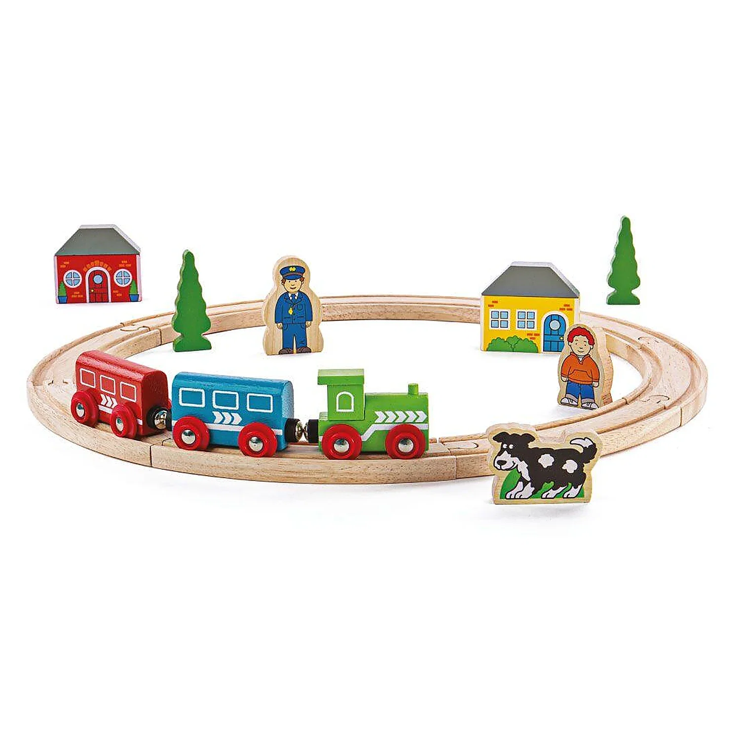 Trenulete si accesorii - Primul meu tren - set BIGJIGS Toys 8 ani