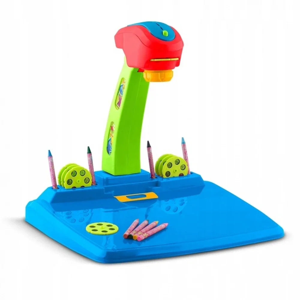 Arta si creativitate - Proiector pentru desene cu accesorii incluse Ricokids - Albastru 3 ani+