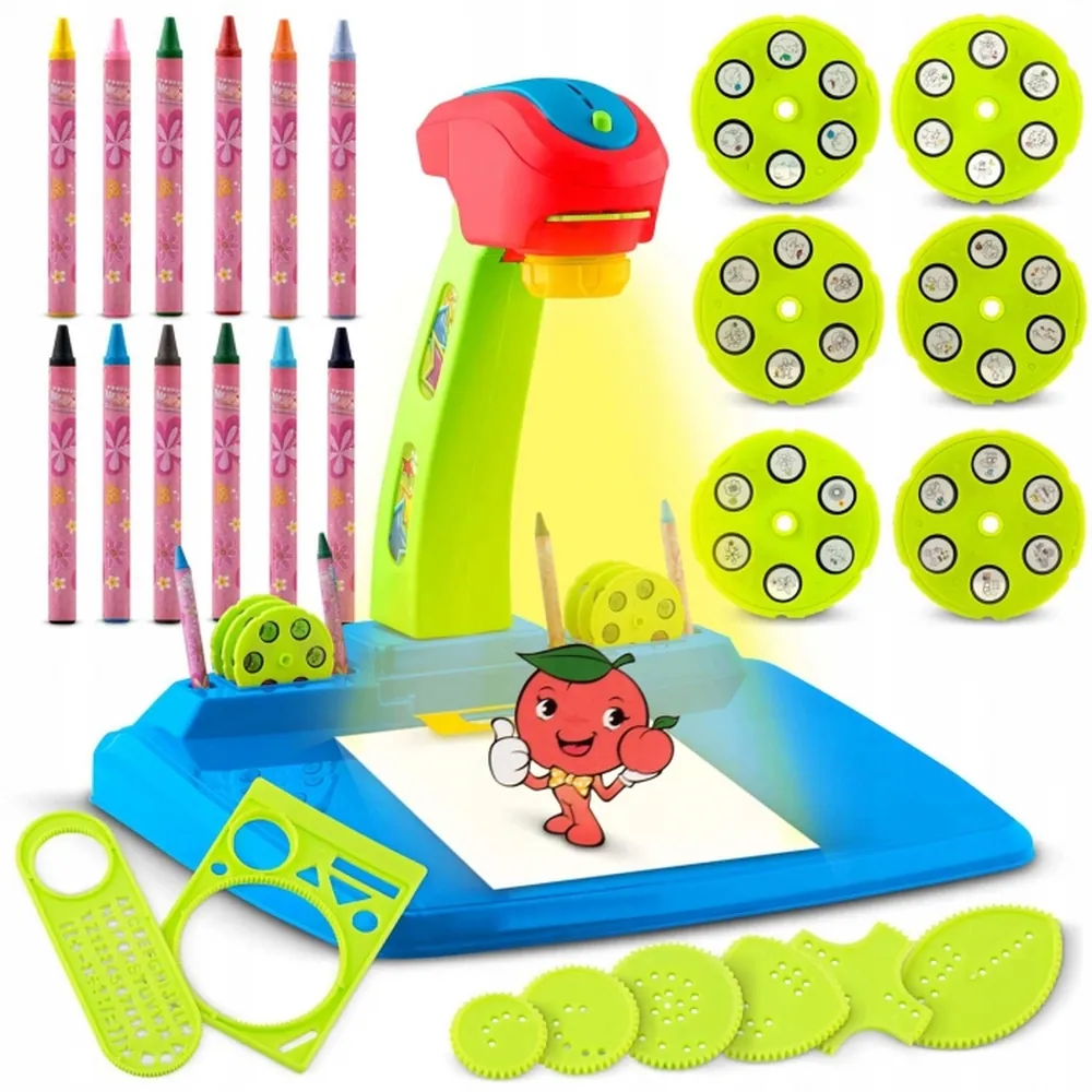 Proiector pentru desene cu accesorii incluse Ricokids - Albastru 3 ani+ [5]