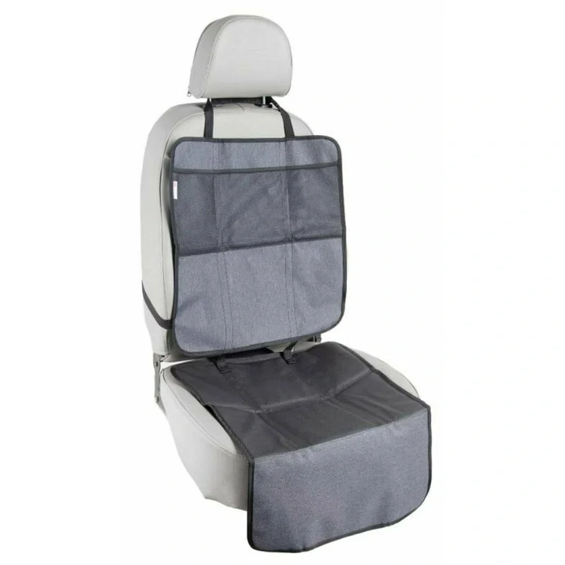 In masina - Protectie impermeabila, Petite&Mars, Pentru bancheta auto si spatar, Savior, Gri