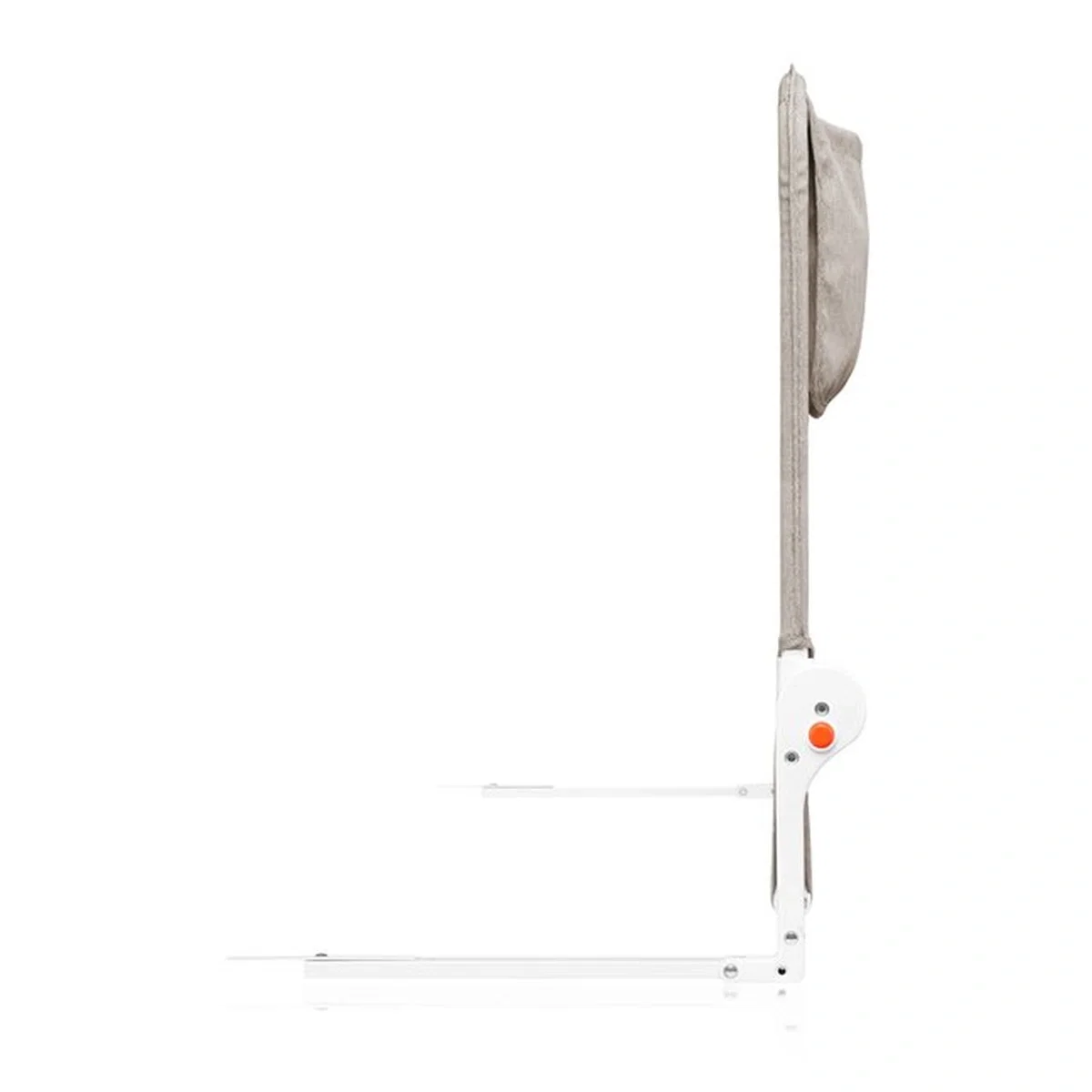 Protectie laterala pat, Lionelo, Hanna, Cu buzunar accesorii, 150x66 cm, Bej 18 luni+ [5]