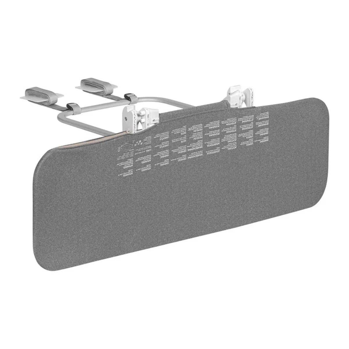 Protectie laterala pat, Lionelo, Lora, Pliabila, Sistem de blocare StandSafe, 105 x 45 cm, Gri 18 luni [7]