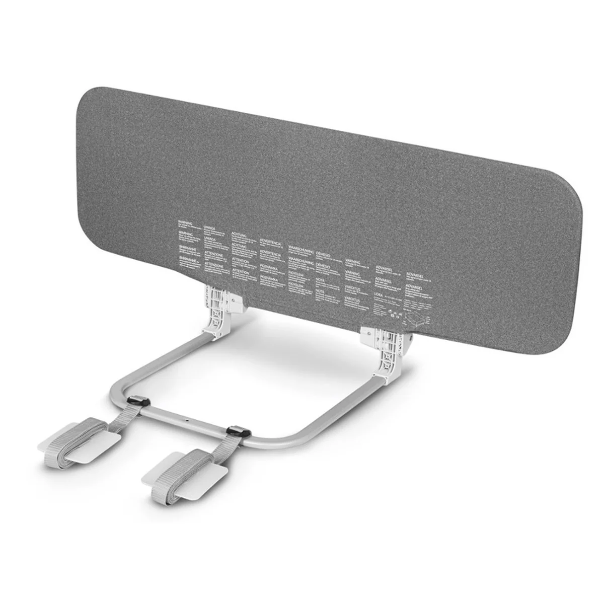 Protectie laterala pat, Lionelo, Lora, Pliabila, Sistem de blocare StandSafe, 105 x 45 cm, Gri 18 luni [11]