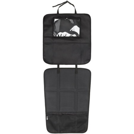 Protectie scaun auto, FreeON, Bancheta si spatar, Cu organizator, 3 in 1, Dimensiune 123x48.5 cm, Negru [1]