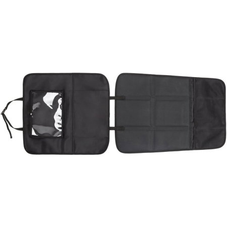 Protectie scaun auto, FreeON, Bancheta si spatar, Cu organizator, 3 in 1, Dimensiune 123x48.5 cm, Negru [12]