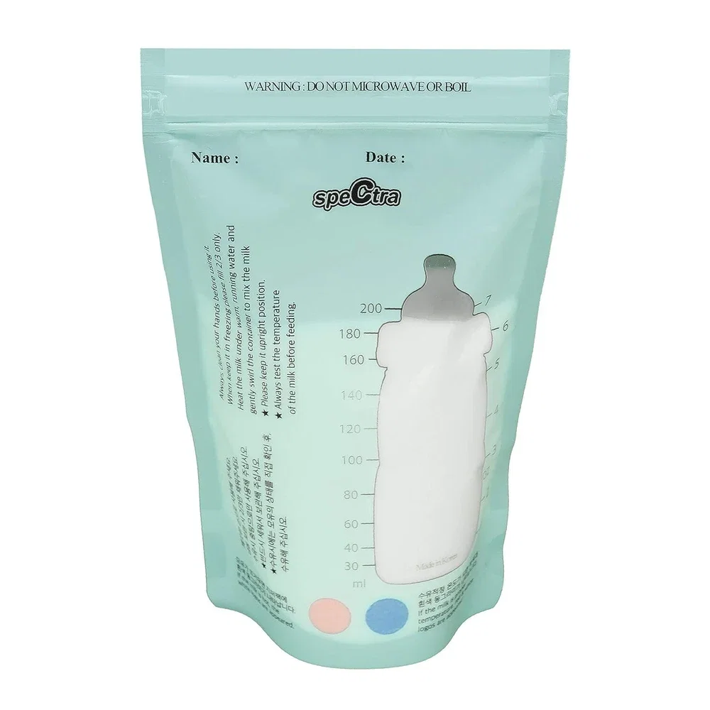 Pungi stocare lapte matern cu fermoar (30 buc.) SPECTRA 3 luni [2]