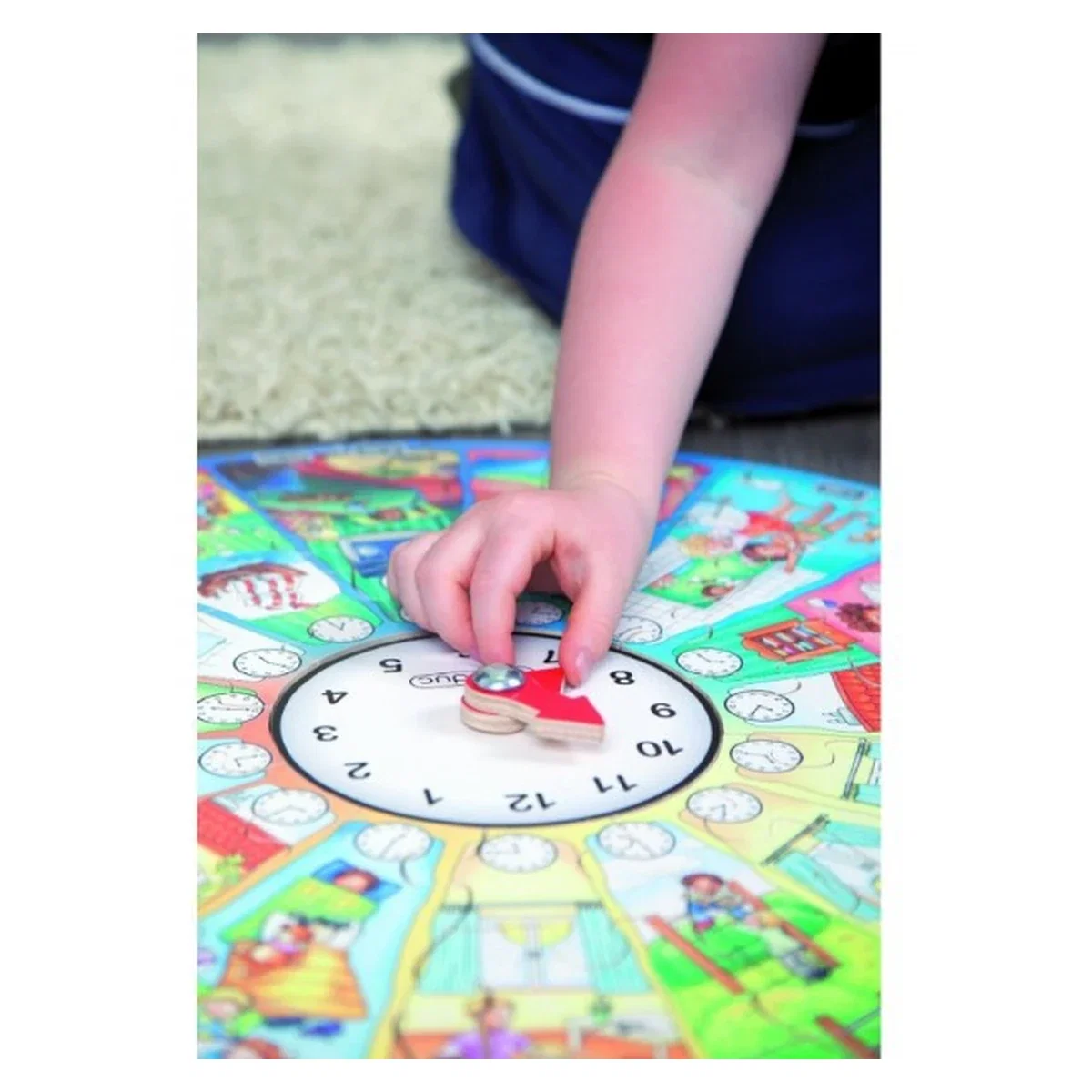 Puzzle circular Invata ceasul Beleduc [1]