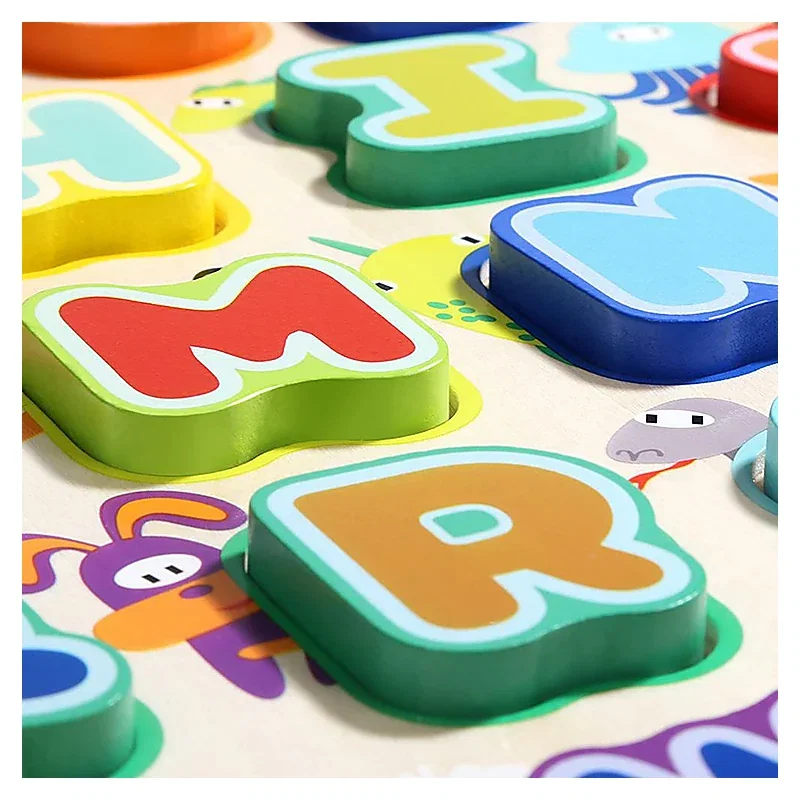 Puzzle din lemn - Litere si animalute Topbright 6 ani [3]
