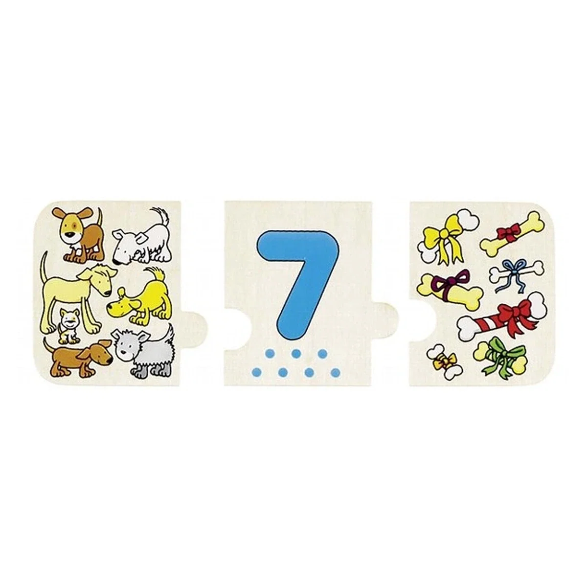 Puzzle lemn cu autocorectie invata Numerele Goki [1]