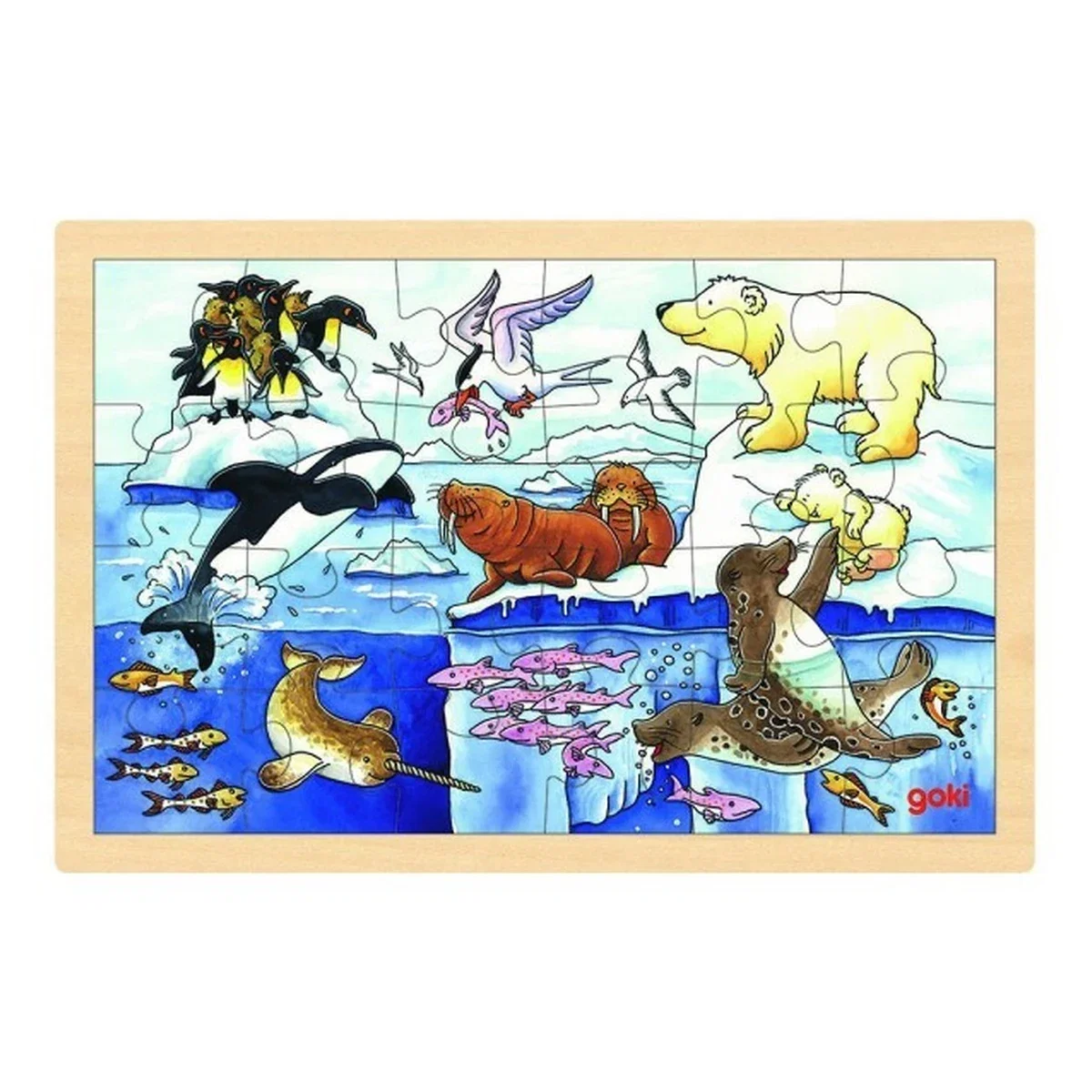 Puzzle-uri si incastre - Puzzle Viata polara Goki