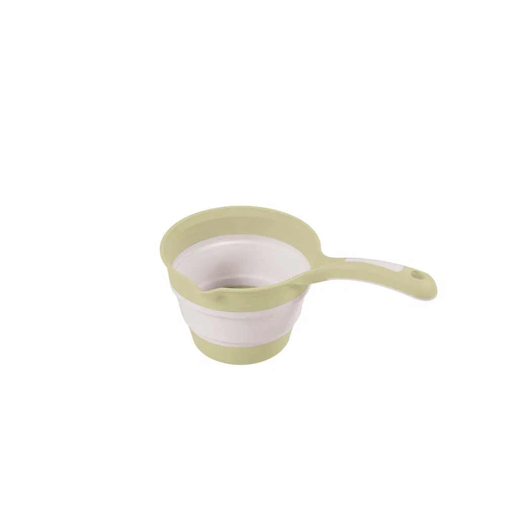 Baita celor mici - Recipient pliabil cu maner pentru baie - Verde Eco Dolu Nuve 6 luni+