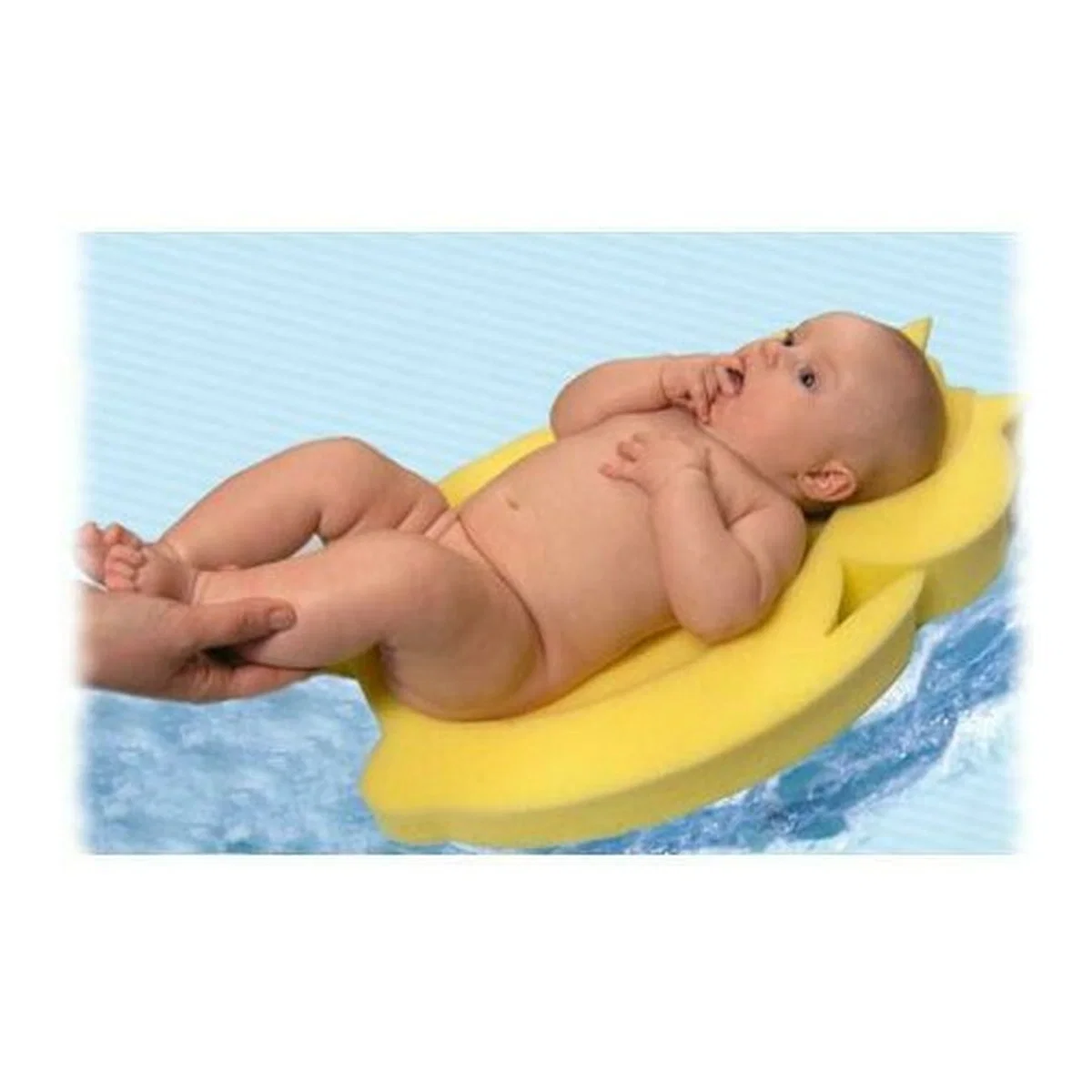 Reductor de baie, New Baby, Maxi, Din burete, 58 cm, Cu jucarii din spuma, Bear Yellow 0 luni+ [1]
