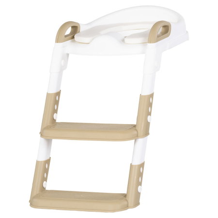 Sanatate si ingrijire - Reductor toaleta cu scara Chipolino Kiddy, Latte