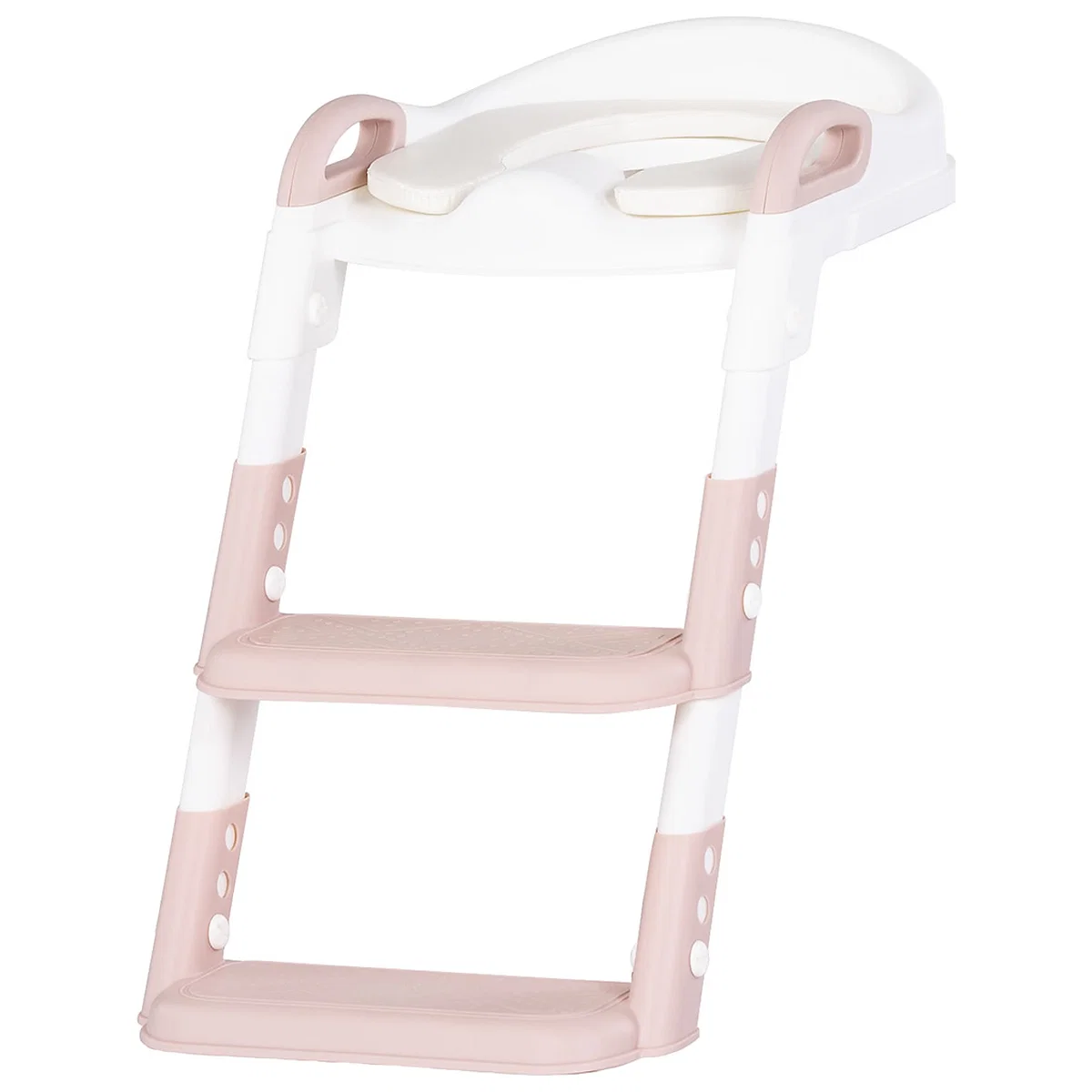 Sanatate si ingrijire - Reductor toaleta cu scara Chipolino Kiddy, Pink