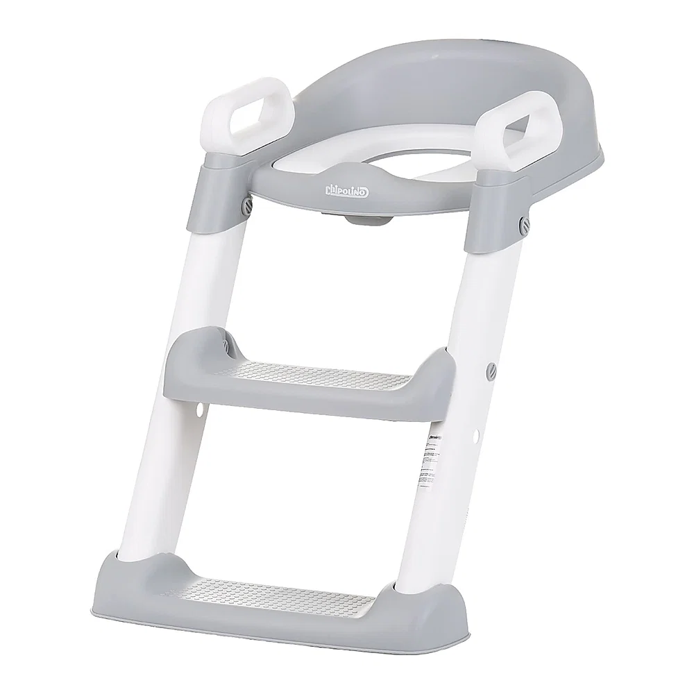 Olite si reductoare toaleta - Reductor toaleta cu scara Chipolino Skippy, Grey 18 luni +
