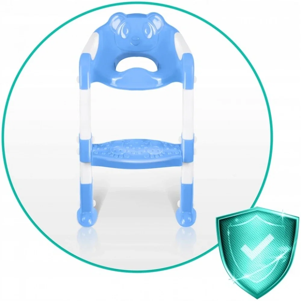 Olite si reductoare toaleta - Reductor toaleta cu scara , Ricokids, Albastru