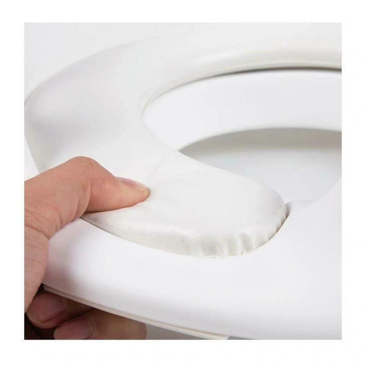 Reductor toaleta, FreeON, Cu perna confortabila si detasabila, Cu manere, 37x9,3x65,5 cm, White 24 luni+ [3]