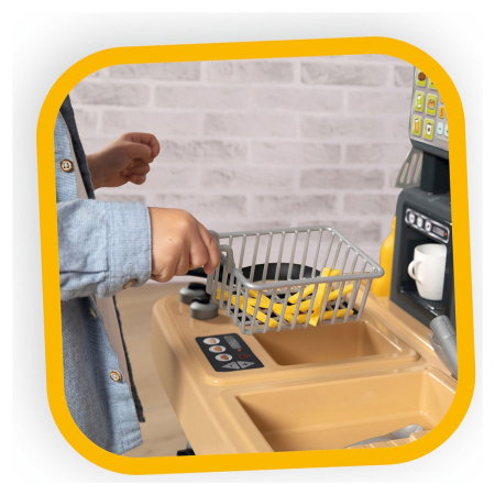 Restaurant Smoby Food Corner negru 3 ani + [7]