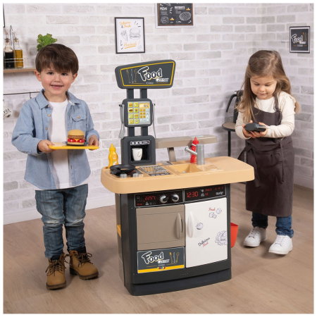 Restaurant Smoby Food Corner negru 3 ani + [10]