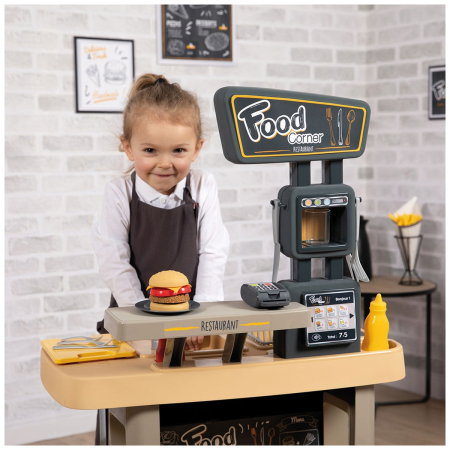 Restaurant Smoby Food Corner negru 3 ani + [11]