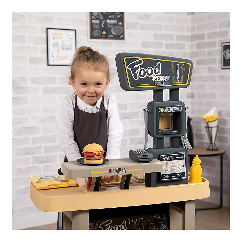 Restaurant Smoby Food Corner negru 3 ani + [11]